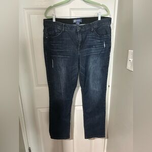 Democracy Women's Boyfriend Jeans - Dark Blue